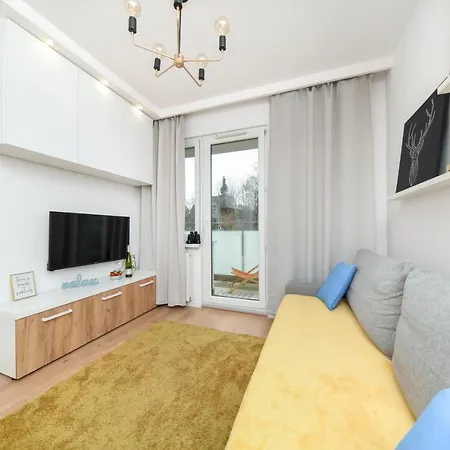 Mewa Apartament- 5 Minut Do Plazy Bezplatny Parking 公寓 格丁尼亚