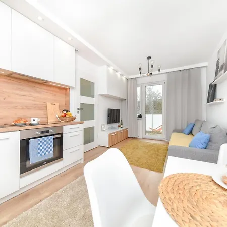 公寓 Mewa Apartament- 5 Minut Do Plazy Bezplatny Parking 格丁尼亚