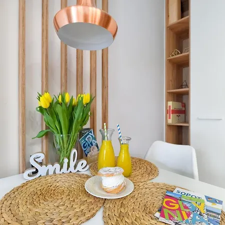 Mewa Apartament- 5 Minut Do Plazy Bezplatny Parking * 格丁尼亚